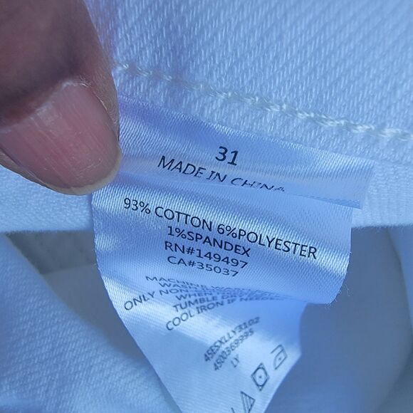 Sam Edelman the lotus 4" shorts buttonfly white  shorts sz 31 - Picture 4 of 4